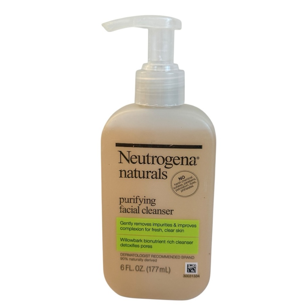 Neutrogena Naturals Purifying Daily Facial Cleanser Face Wash 6 fl oz New